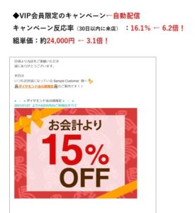 E店【VIP会員限定のキャンペーン】